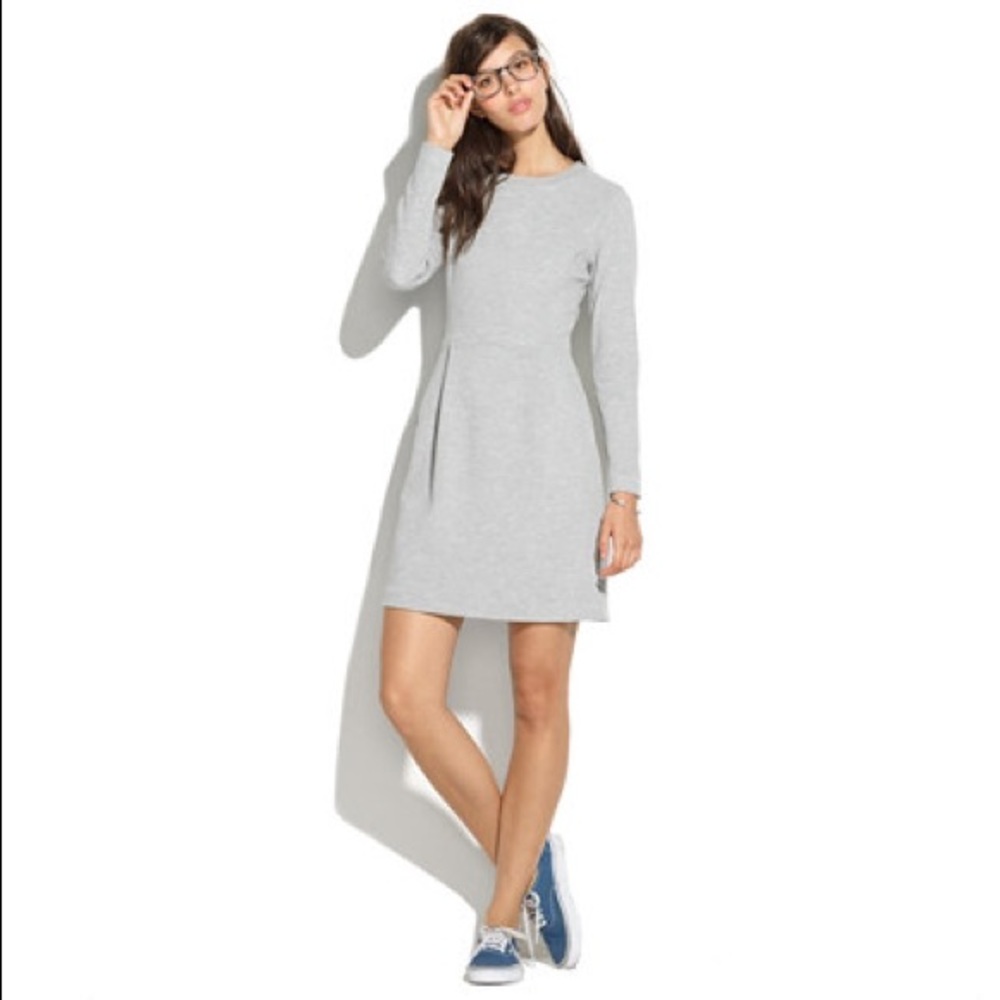 Madewell sweatshirt long sleeves gray dress XS
